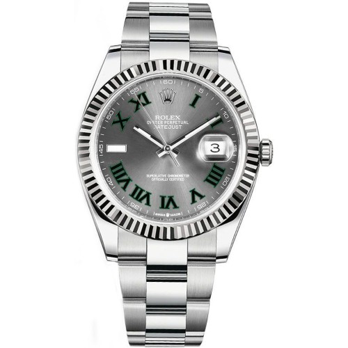 Rolex Datejust 41 Grey Dial Men's Watch 126334-SLTRO